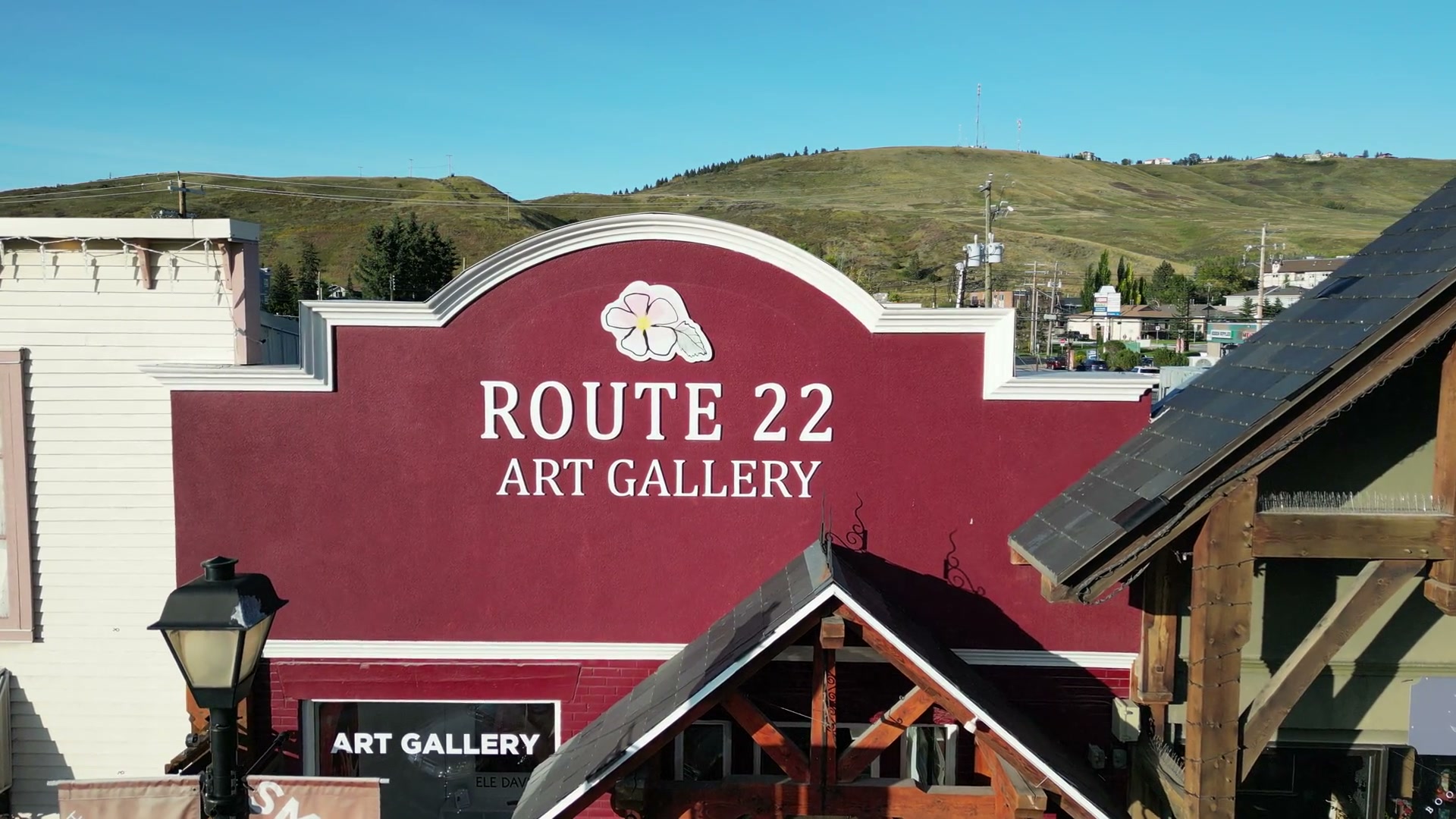Rising off the Route 22 parapet until the Cochrane foothills fill the frame